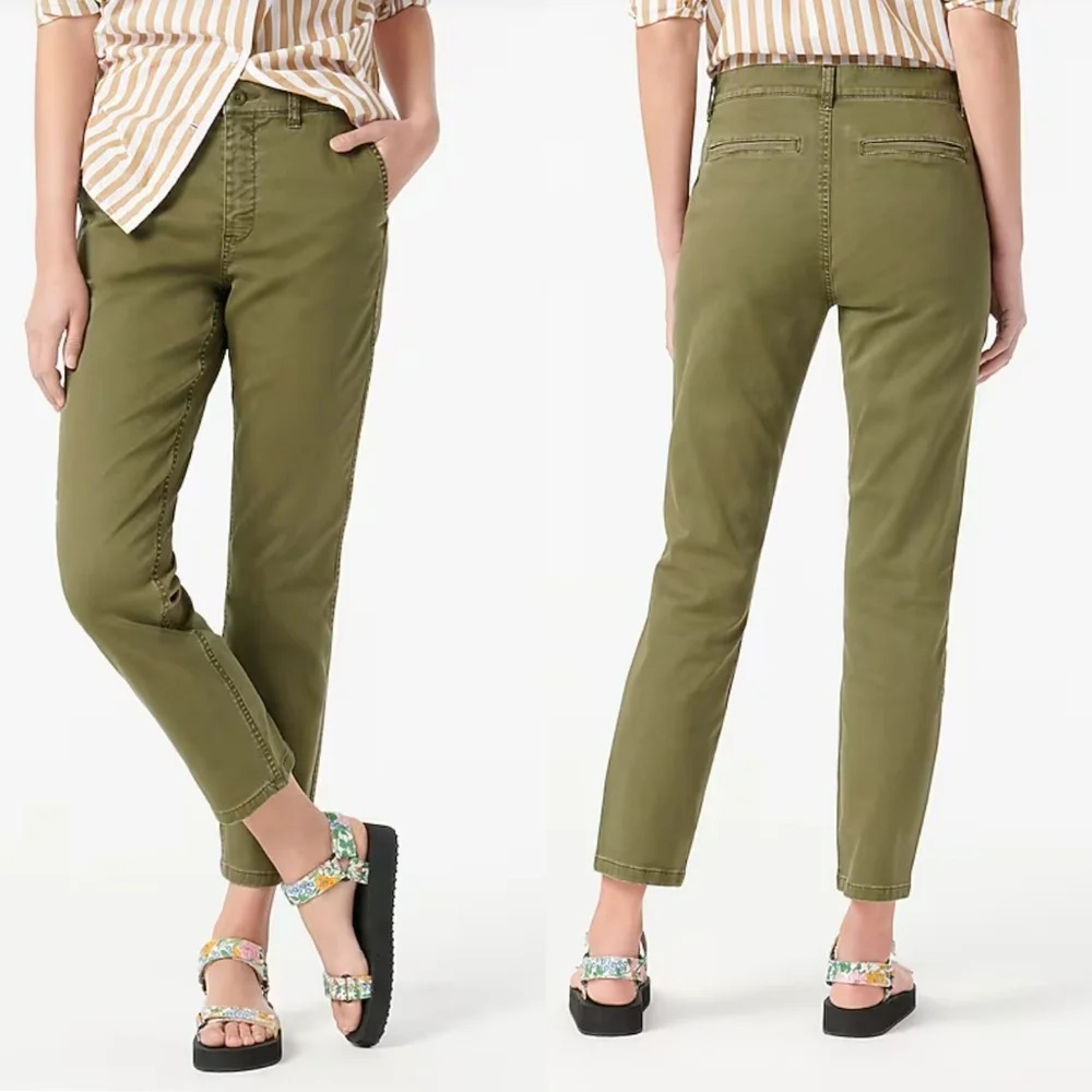 🔥 (5for$35) NWT J. CREW Tall/Long Grey Vintage Straight Trouser Pants Size 29 - Picture 2 of 10